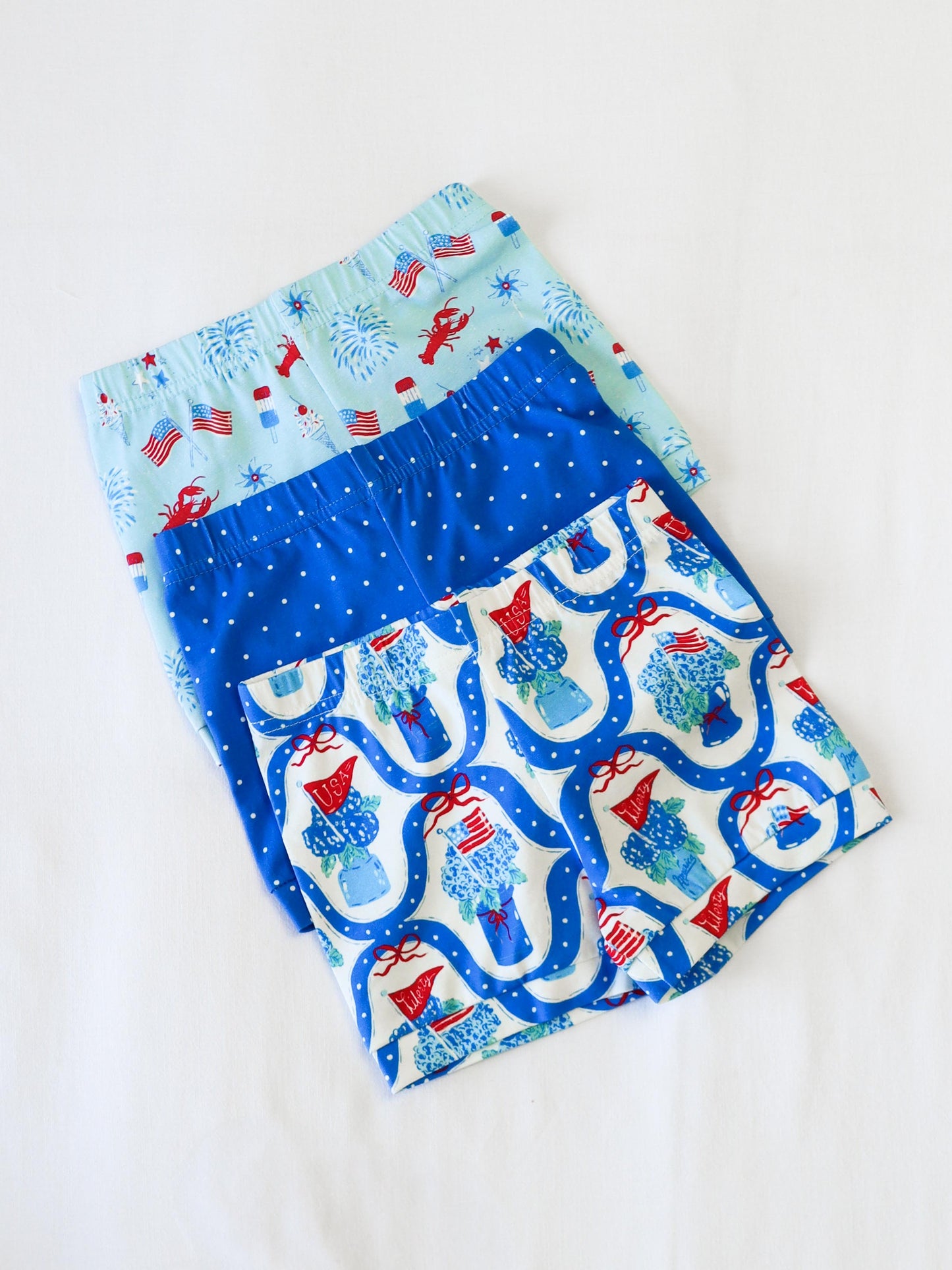 3 Pack Shorts - Patriotic Mix