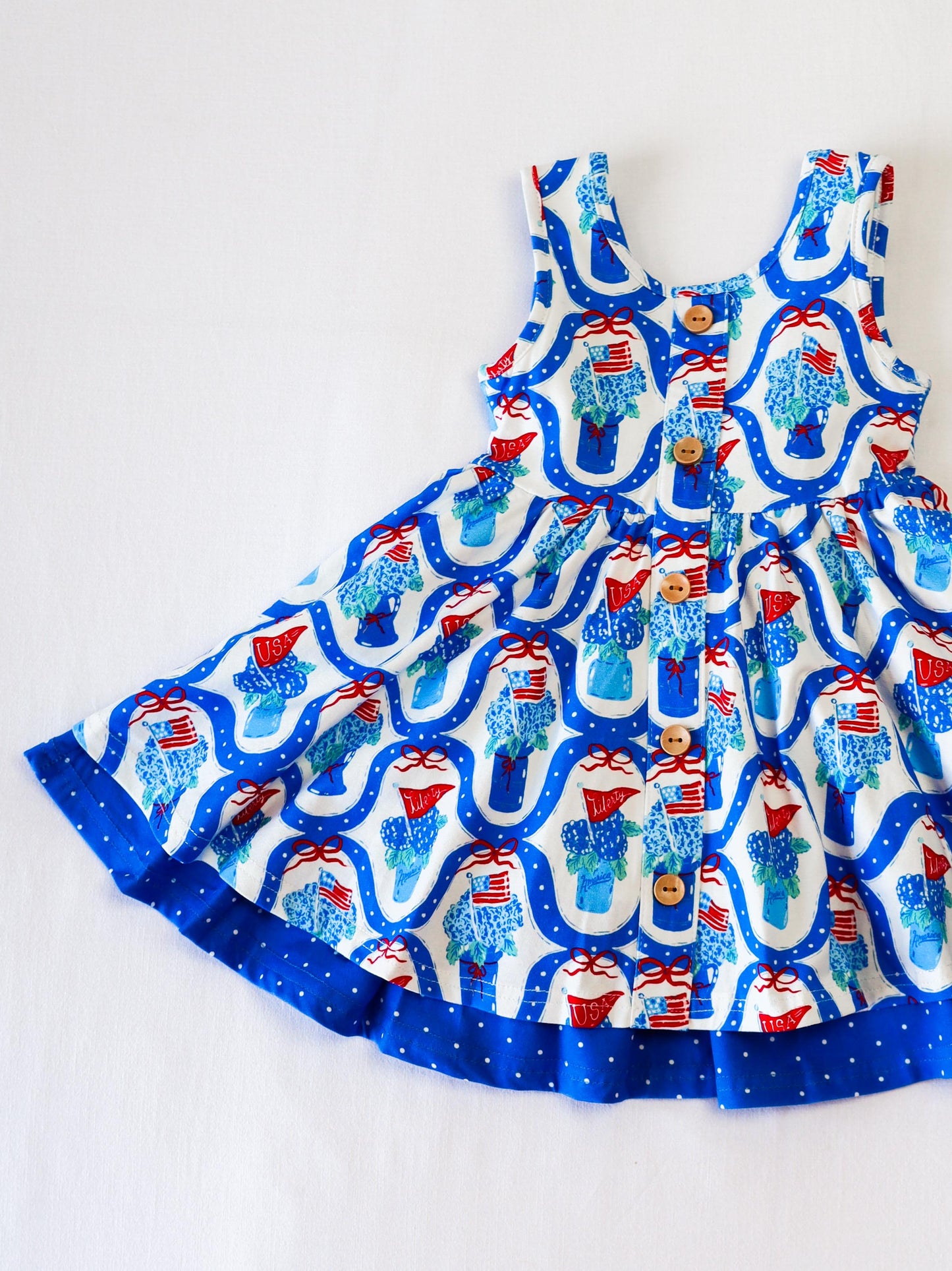 Prim Dress - Star Spangled Banner