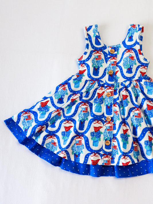 Prim Dress - Star Spangled Banner