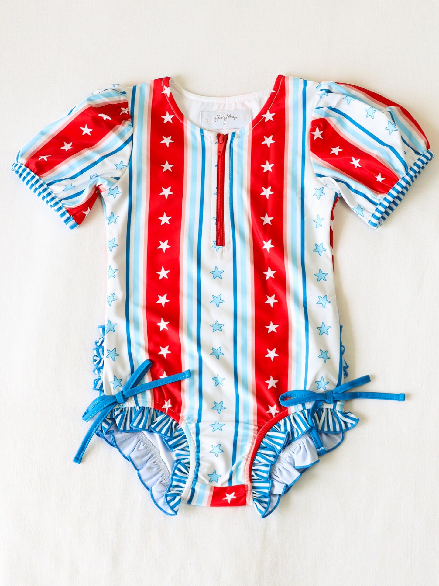 Solid Rash Guard - Bright American Stars