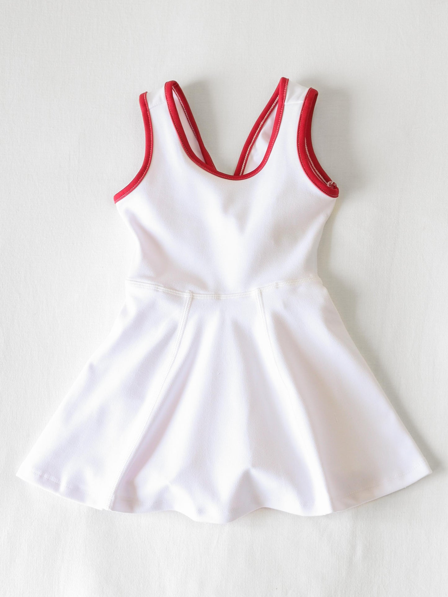 Tennis Dress - White (Size Down)