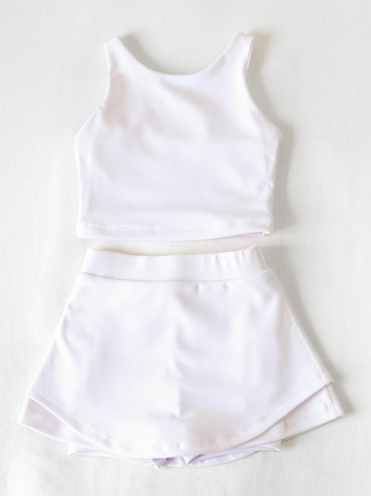 Active Skort Set - White
