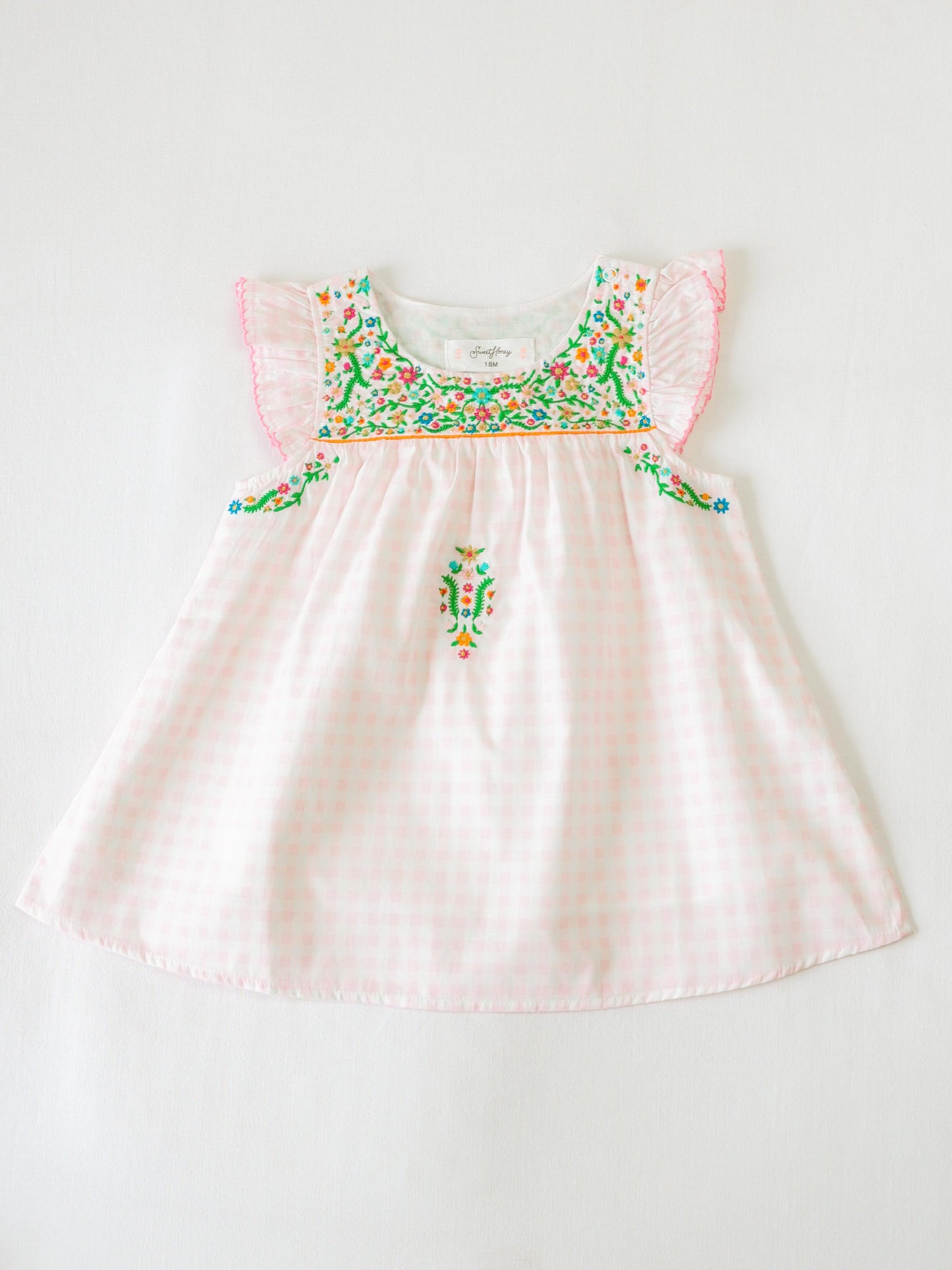 Flutter Dress - Floral Fiesta