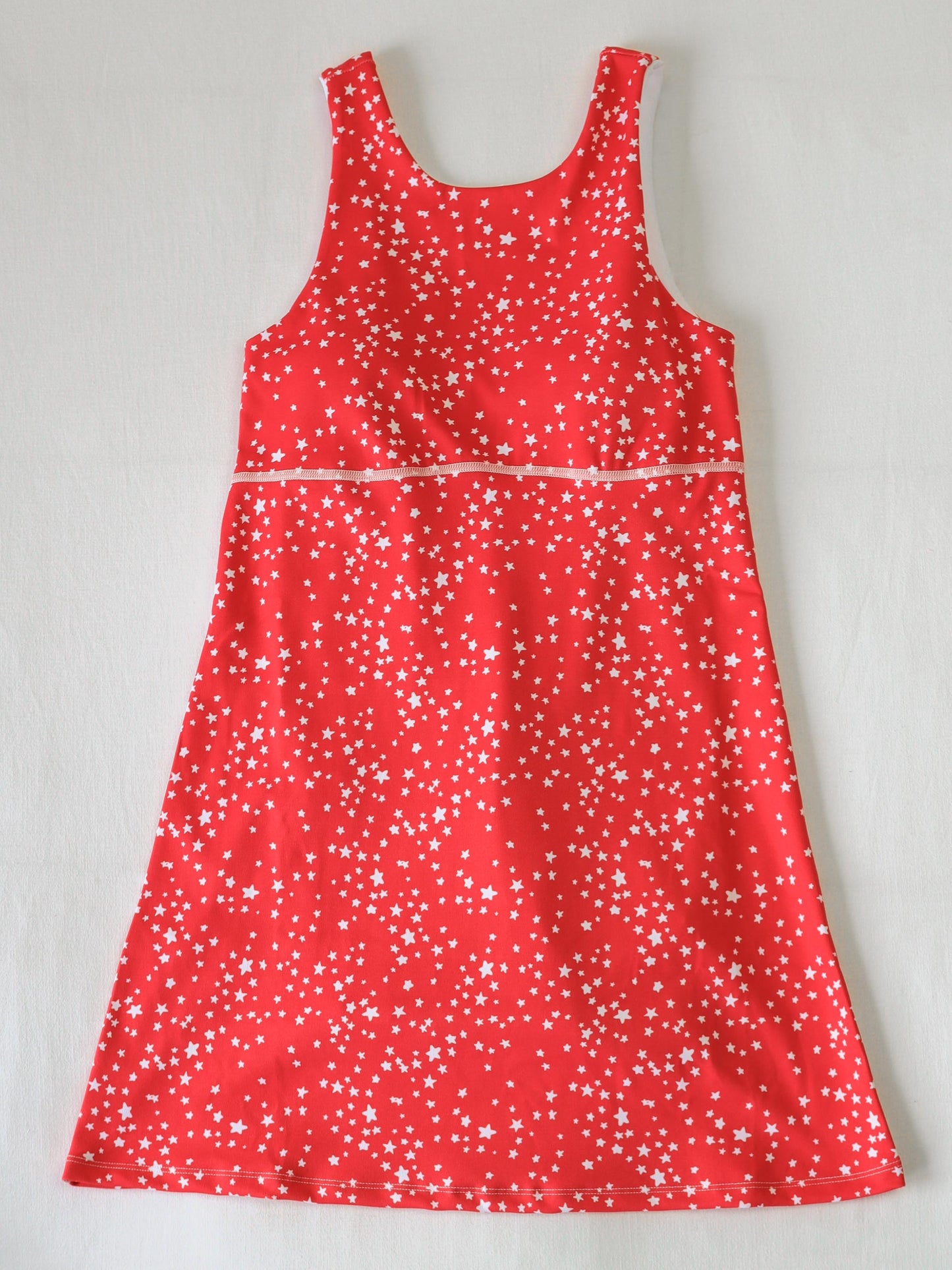 Women's Active Dress - Red Stars
