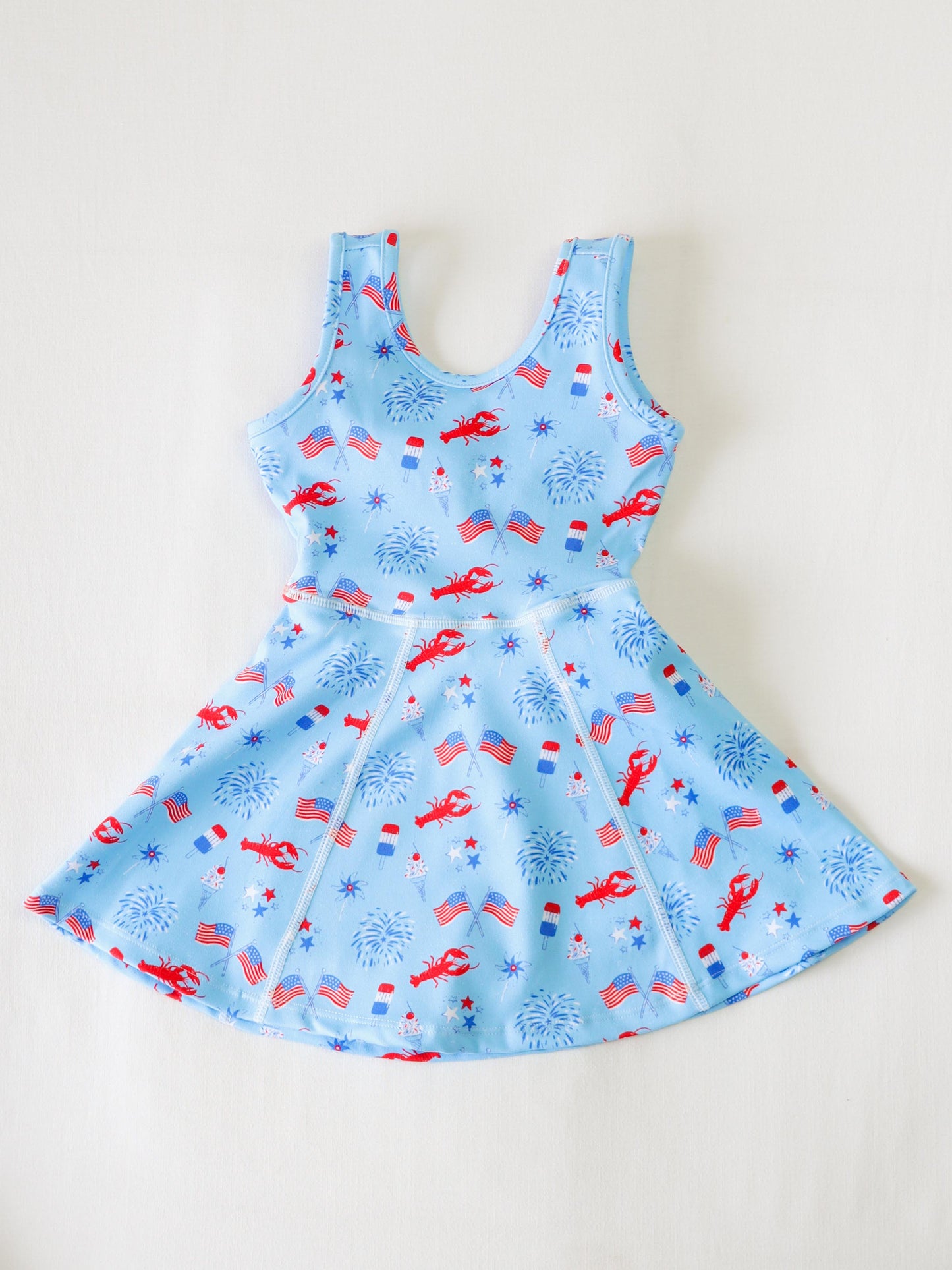Tennis Dress - Let Freedom Ring (Size Down)