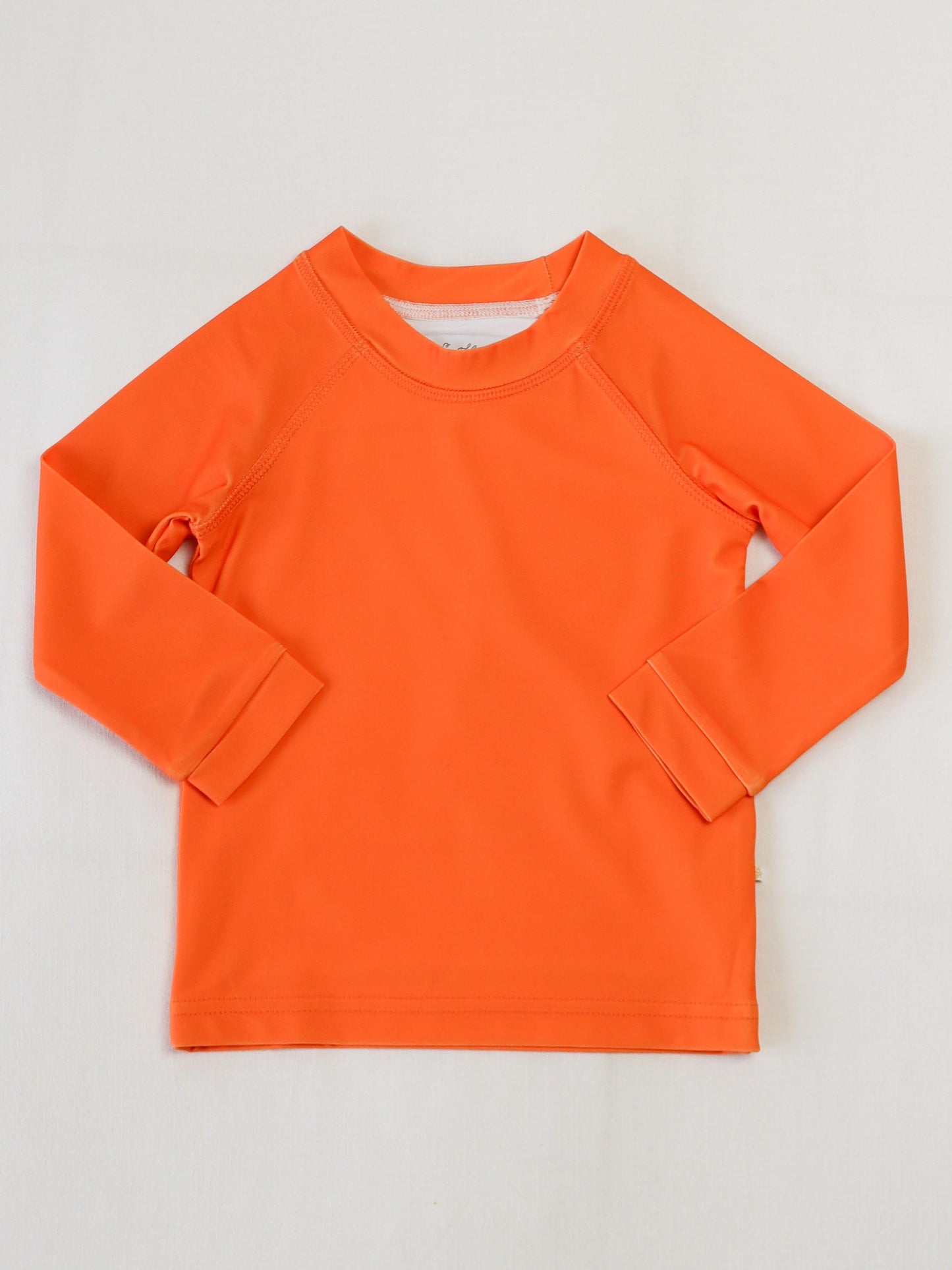 Boy's Rash Guard - Orange Crush