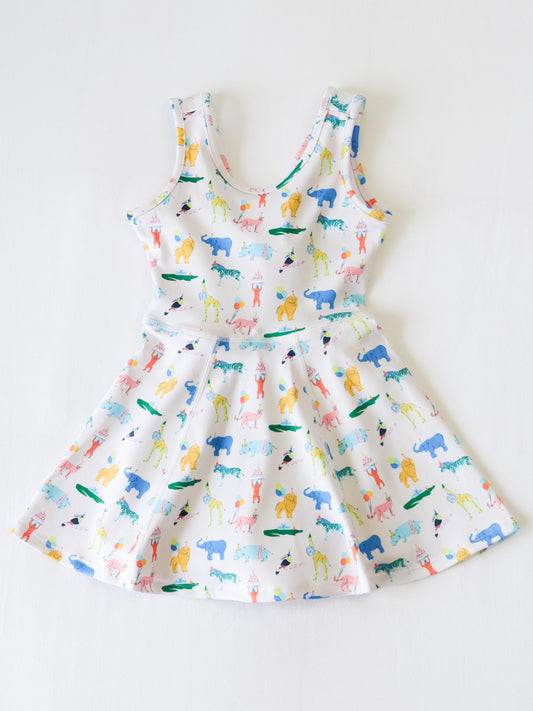 Tennis Dress - Party Animals! (Size Down)