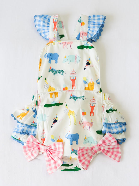 Vintage Bow Bubble - Party Animals!