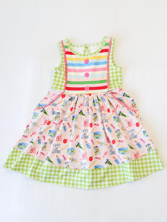 Kate Dress - Love to Learn Pink