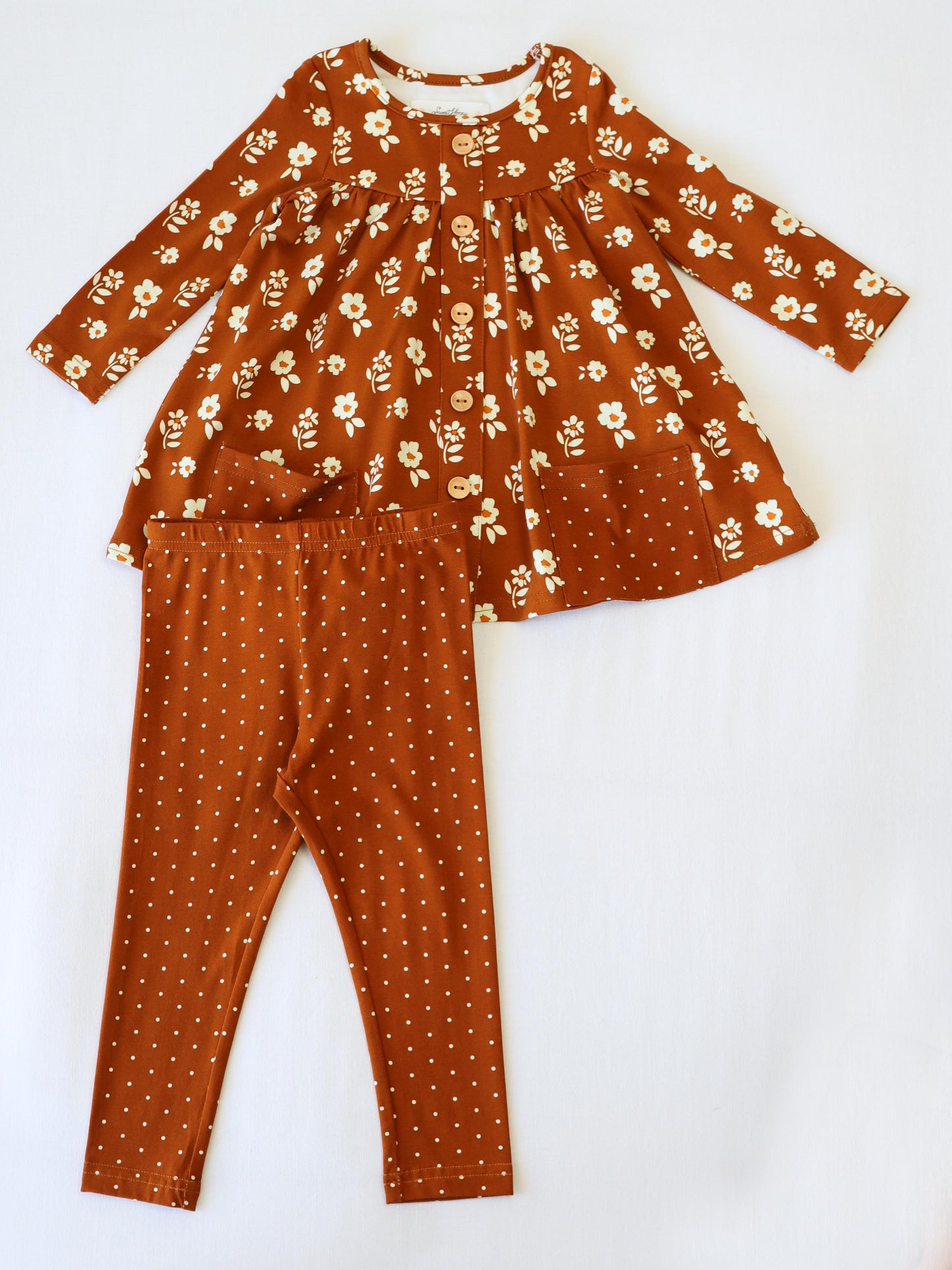 Out to Play Set - Pumpkin Spice Dotty