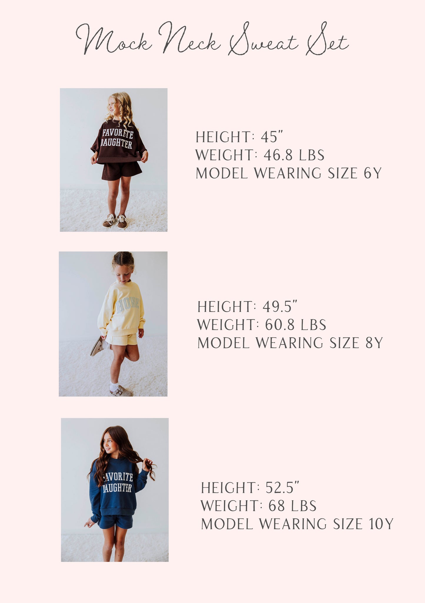 Mock Neck Sweat Set - Favorite Daughter Navy