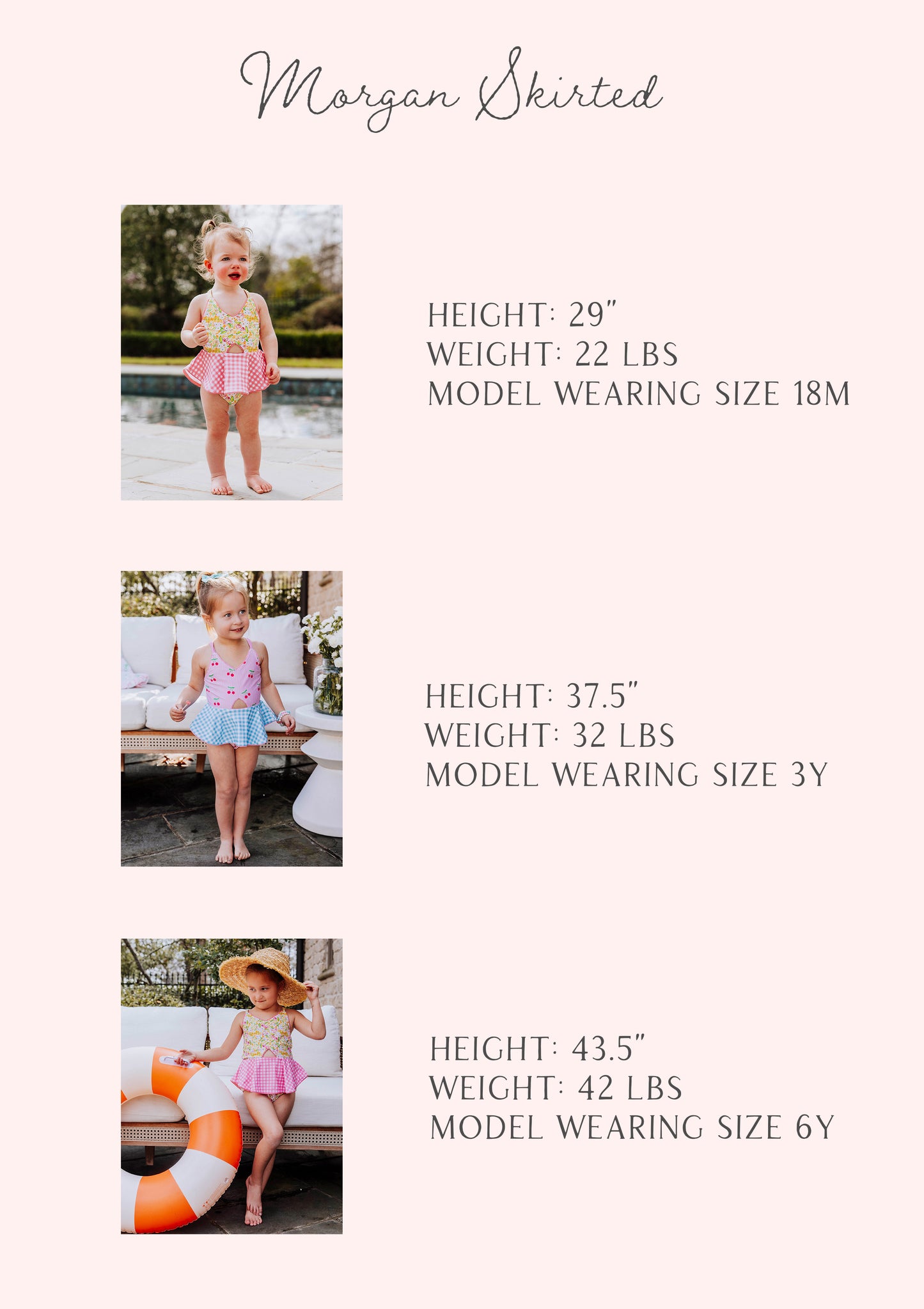 Morgan Skirted One Piece - Cherry Stripe