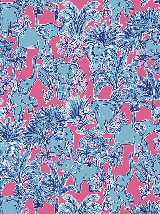 Family Swim - Pink Elephants