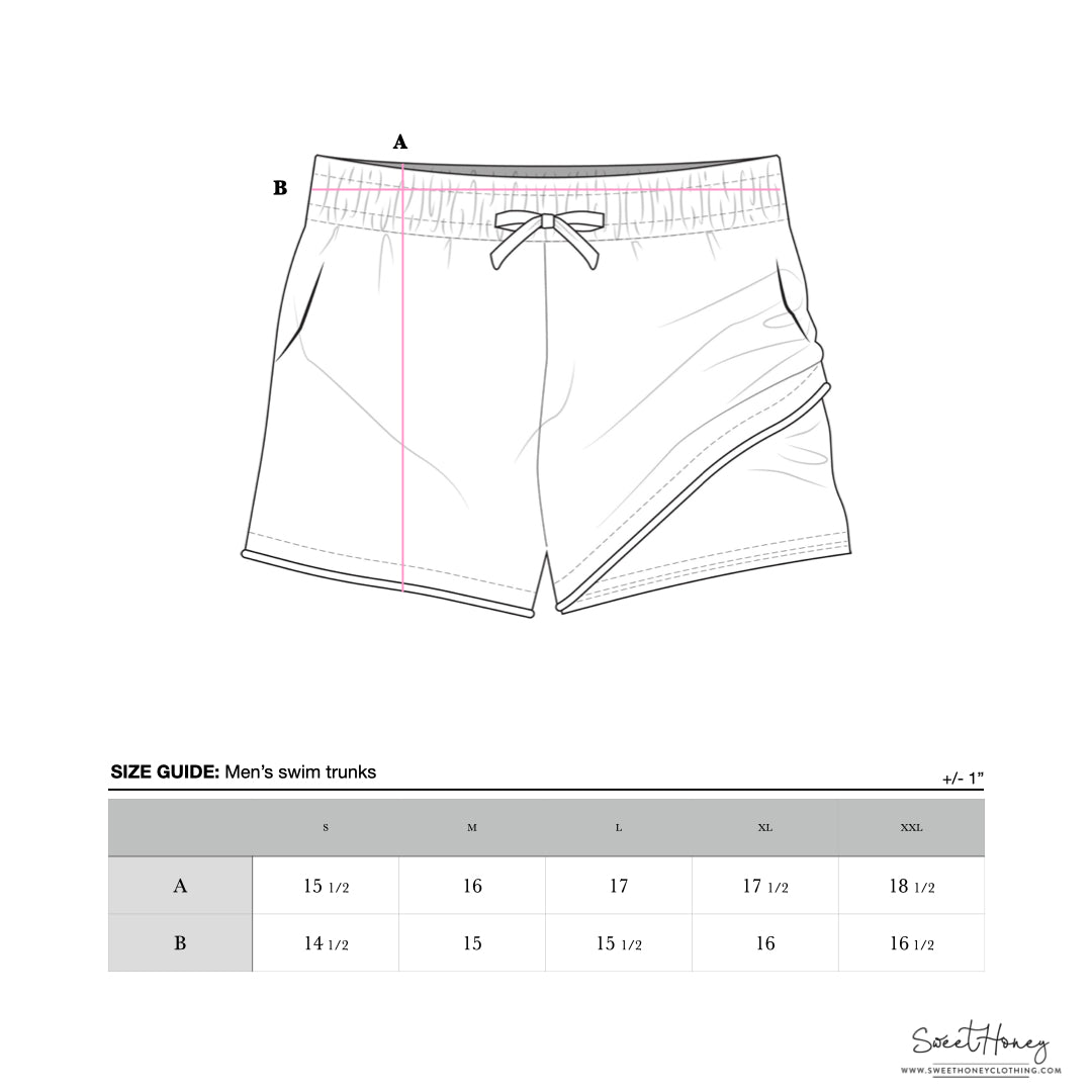 Men's Swim Trunks - Home Run