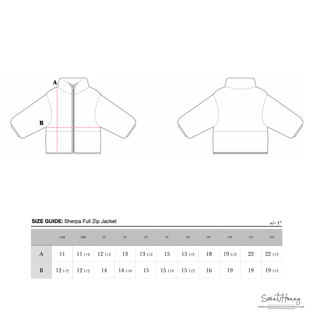 Sherpa Full Zip Jacket - Cream