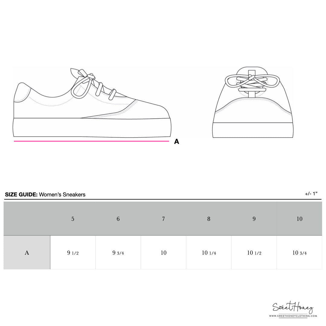 Women's SweetHoney Sneakers - Dipped in Gold