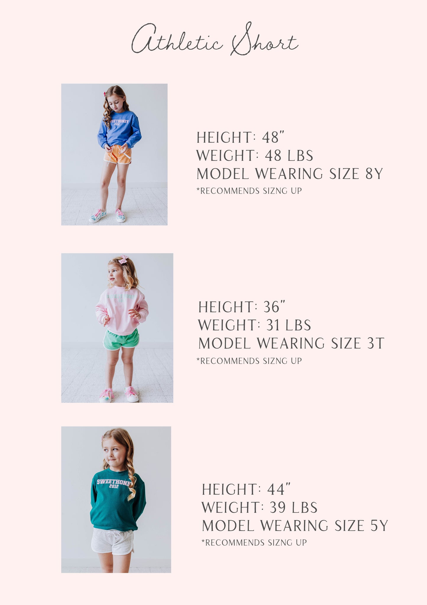 Athletic Shorts - Pink Gingham