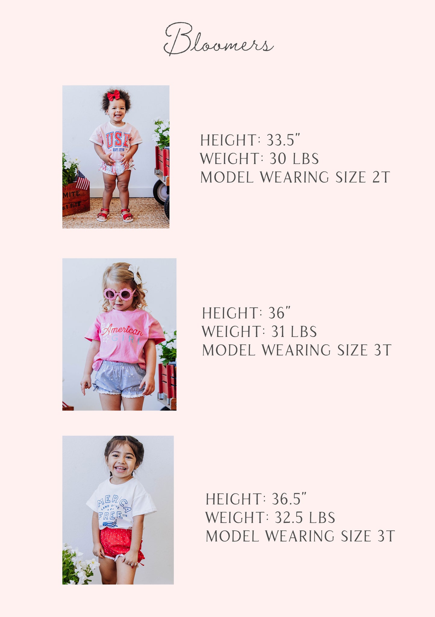 3 Pack Bloomers - Autumn