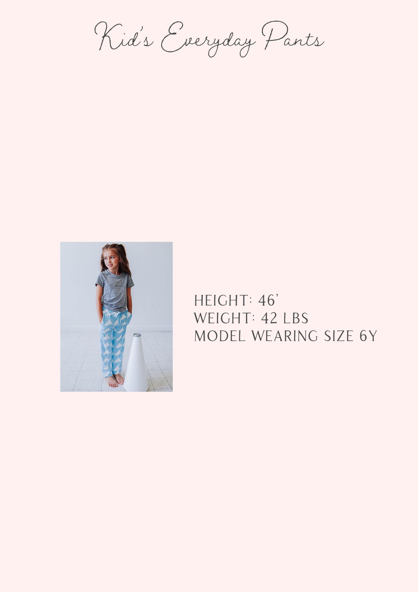 Kid's Everyday Pants - Sky Blue Stripes