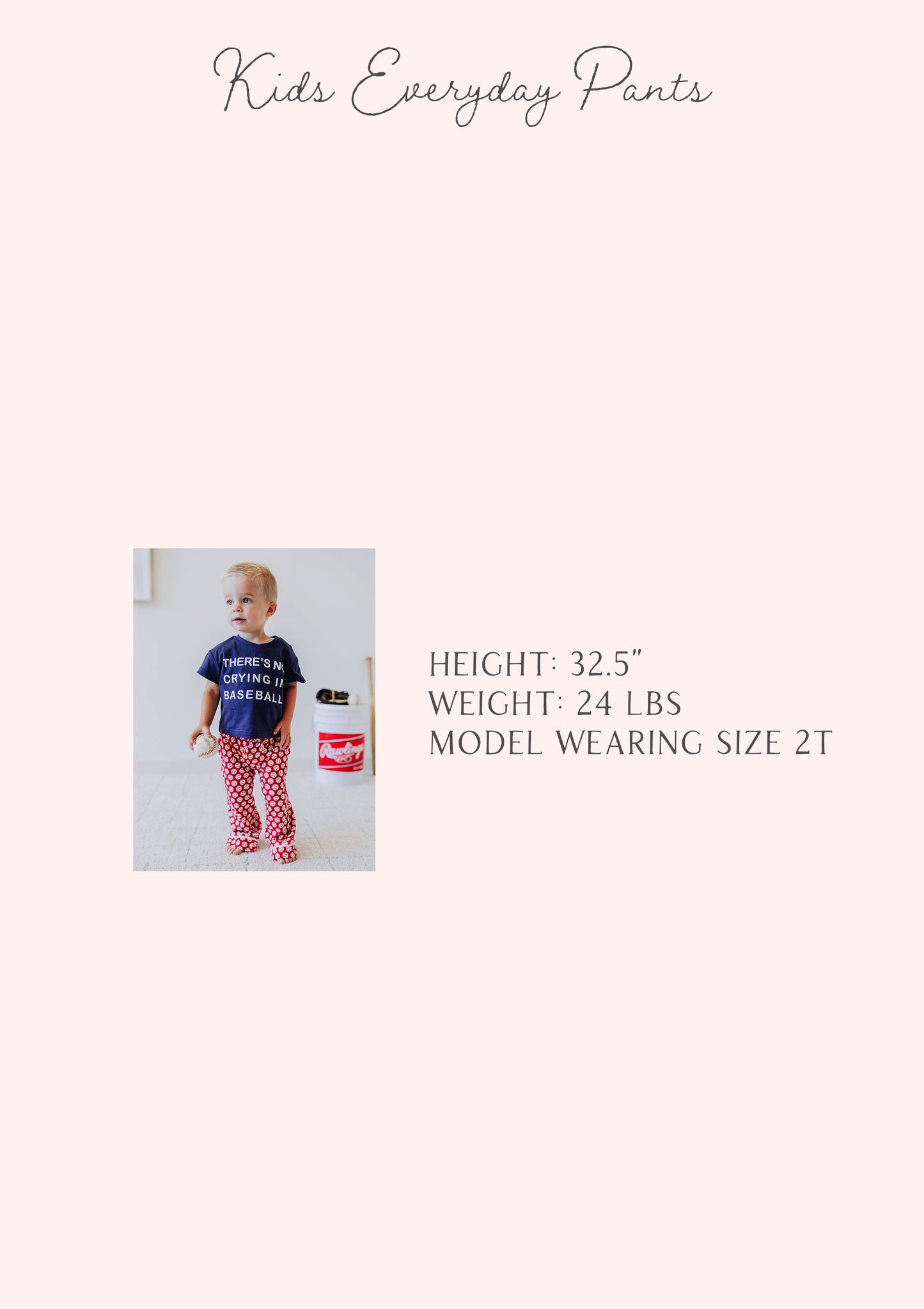 Kid's Everyday Pants - Sky Blue Stripes