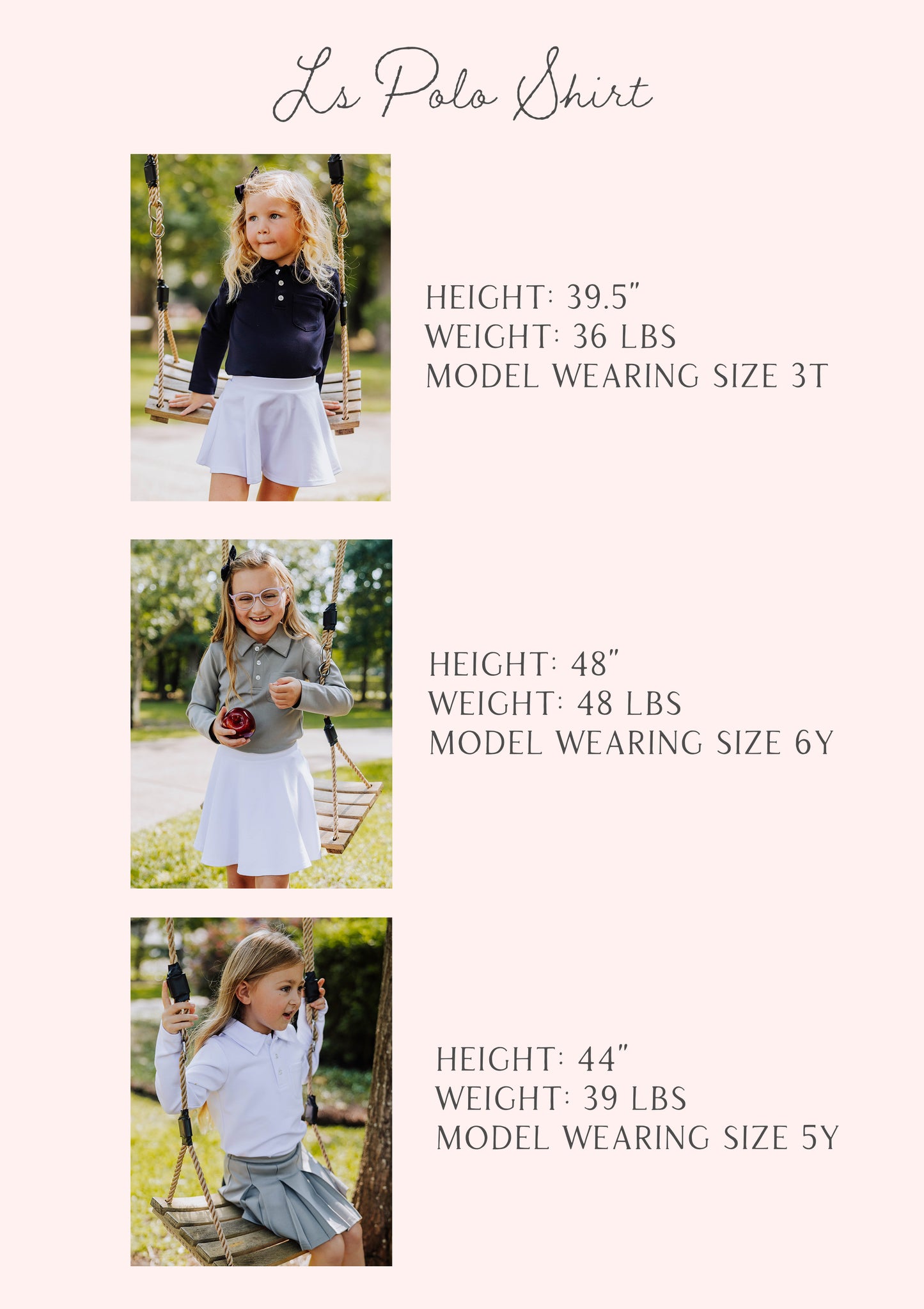 LS Polo Shirt - Steel Gray