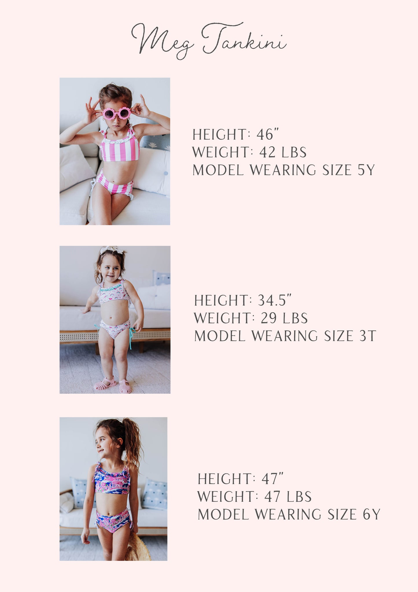 Meg Tankini - Lemon Lime Check