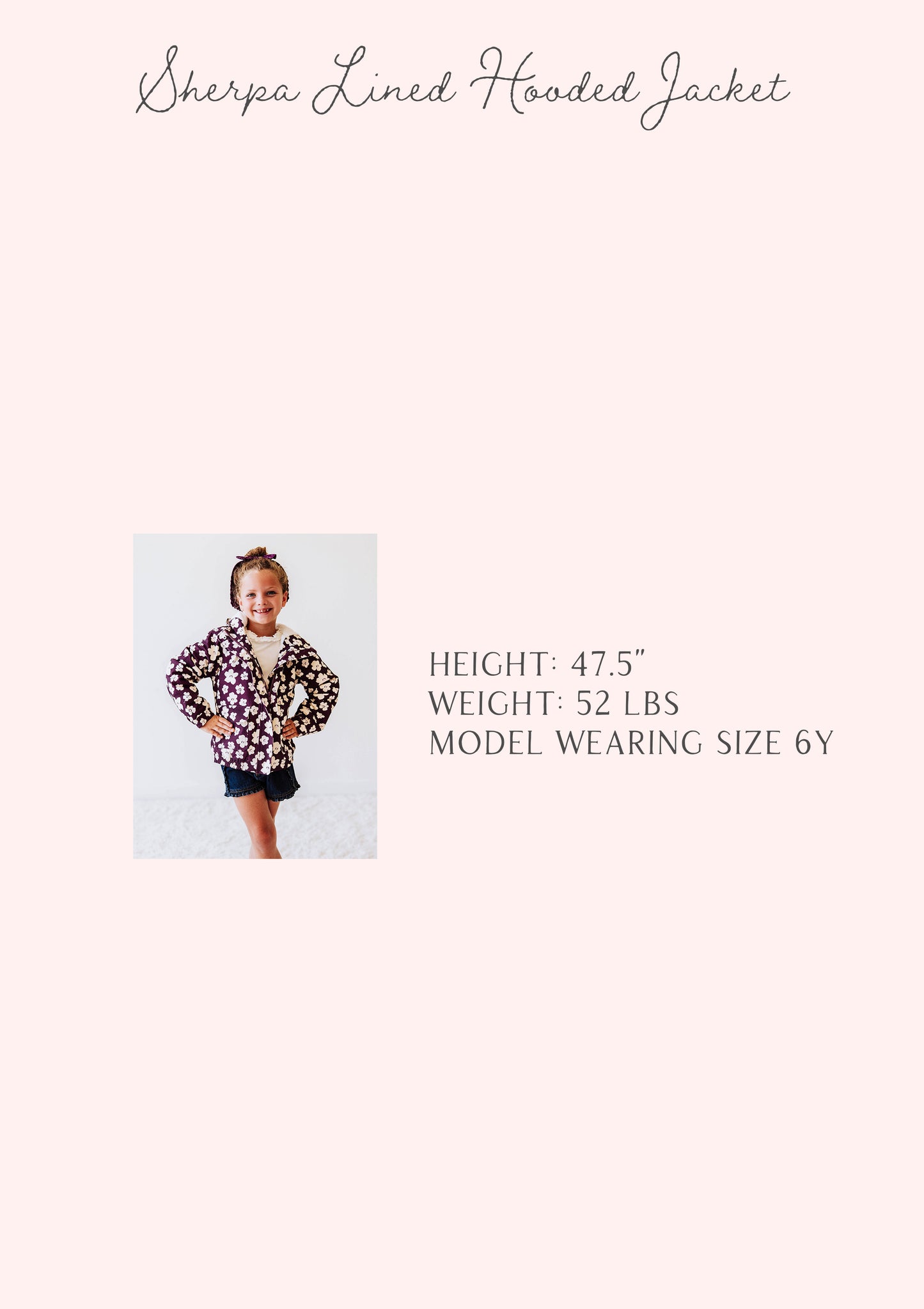 Sherpa Lined Hooded Jacket - Sugar Plum Floral