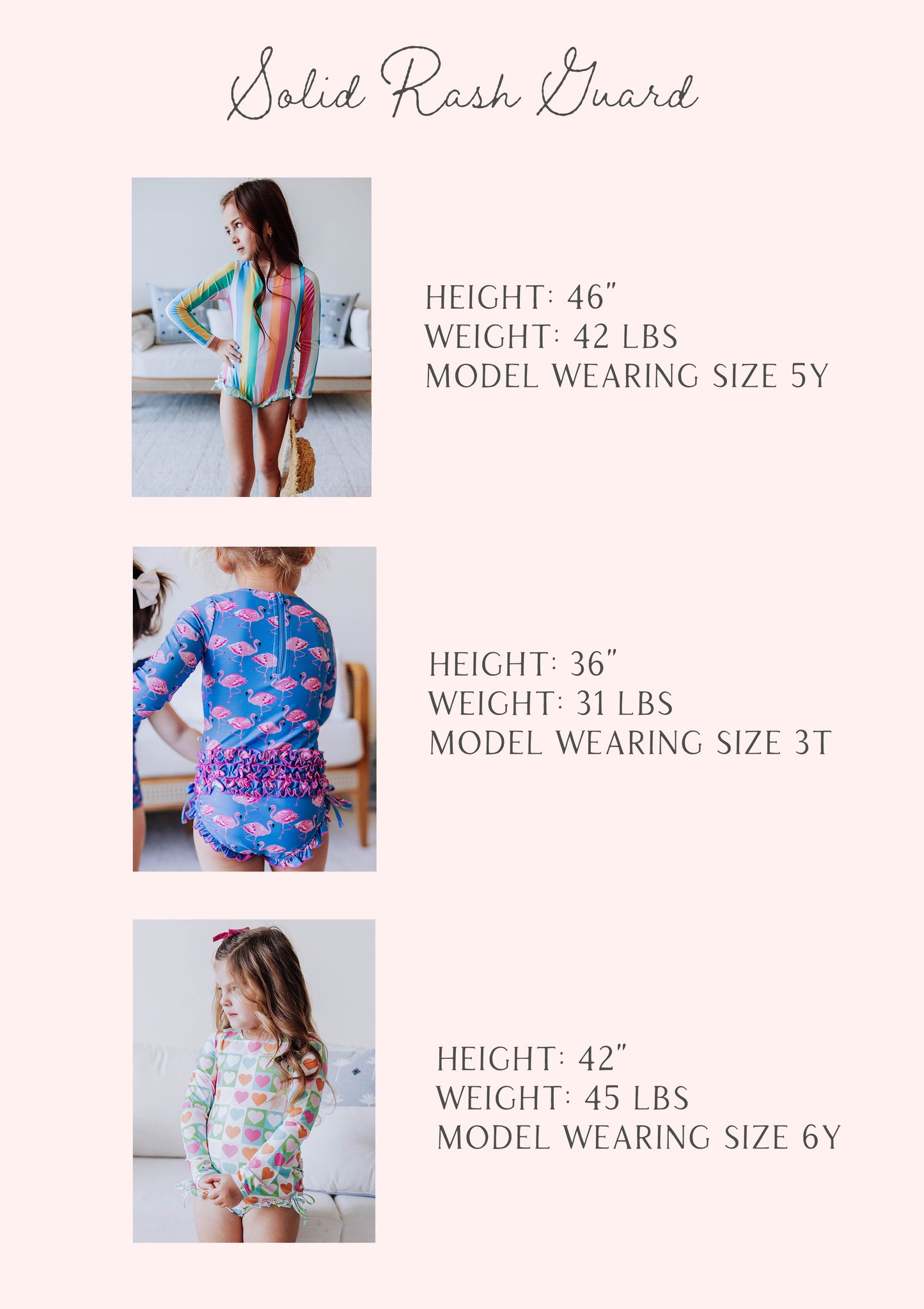 Solid Rash Guard - Rainbow Splash