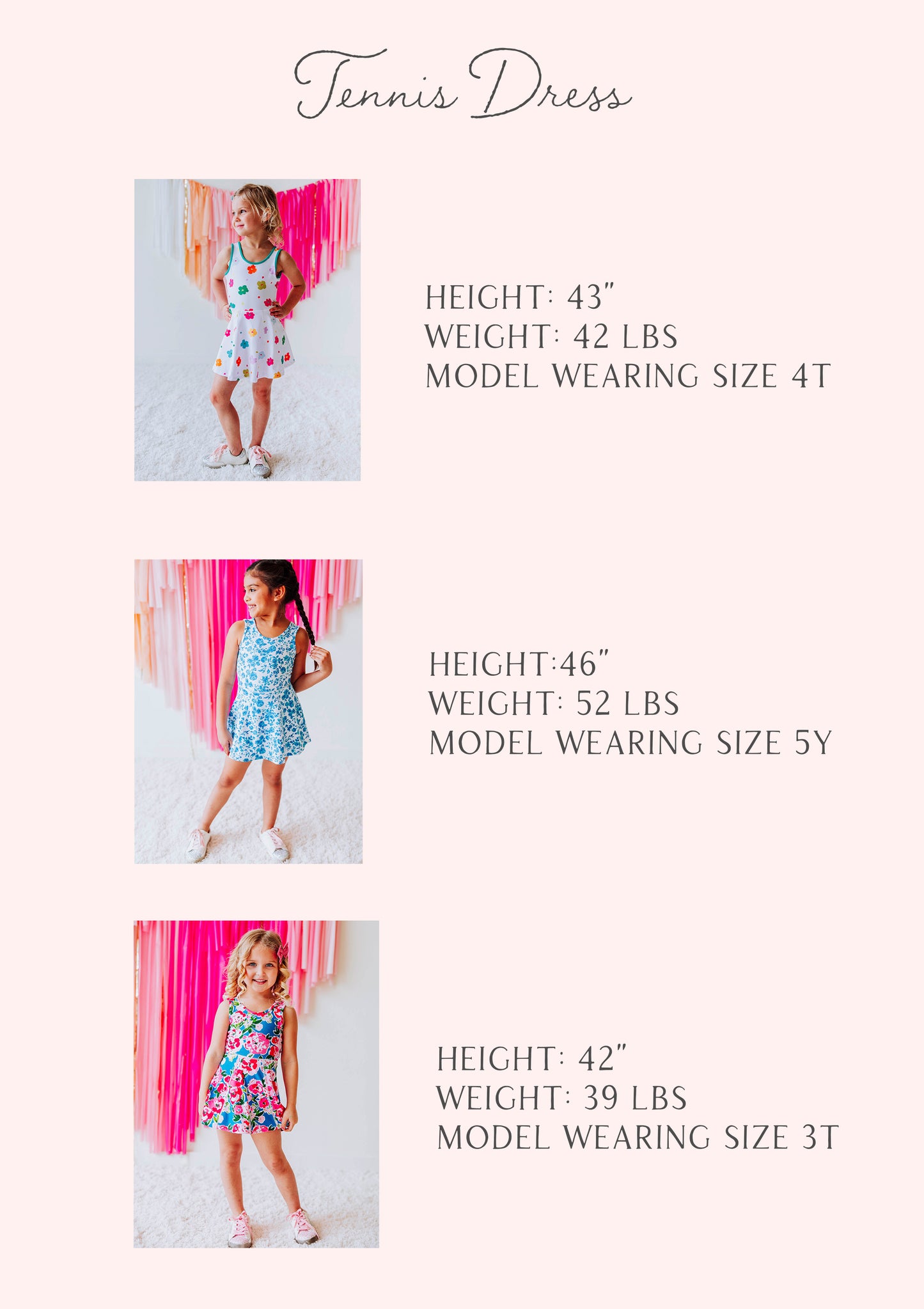 Tennis Dress - White (Size Down)