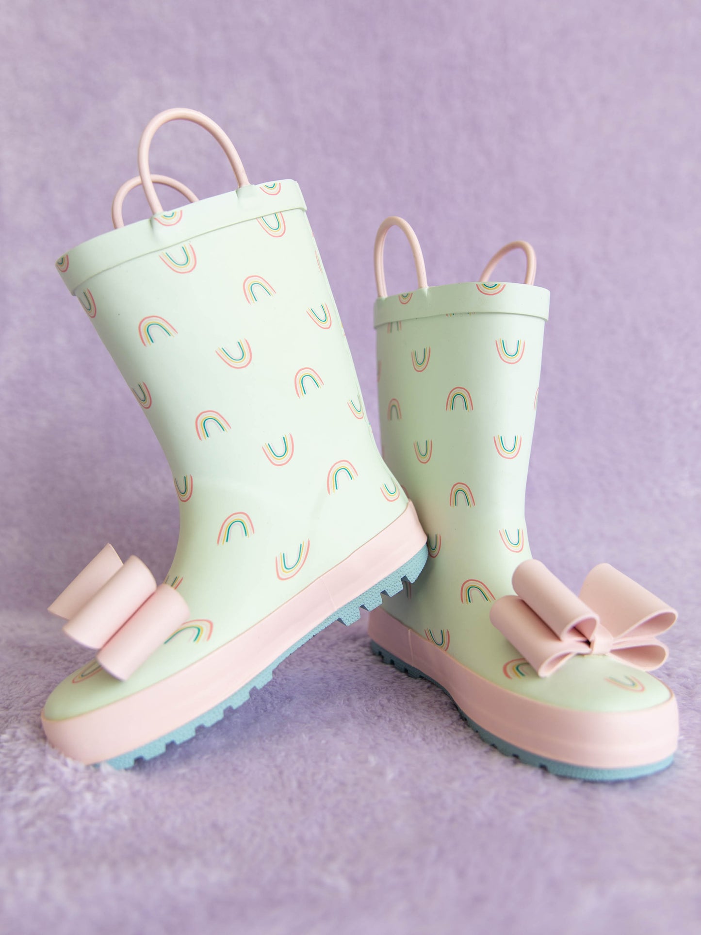 Cheery Rain Boots - Over the Rainbow
