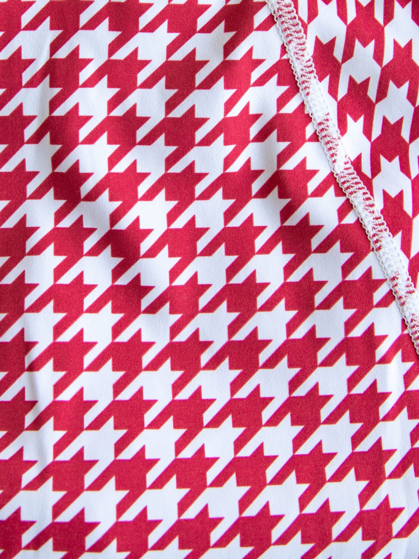 Tennis Dress - Crimson Houndstooth
