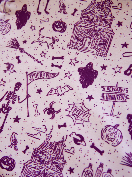 Dreamer Ruffled Blanket - Spooky Season