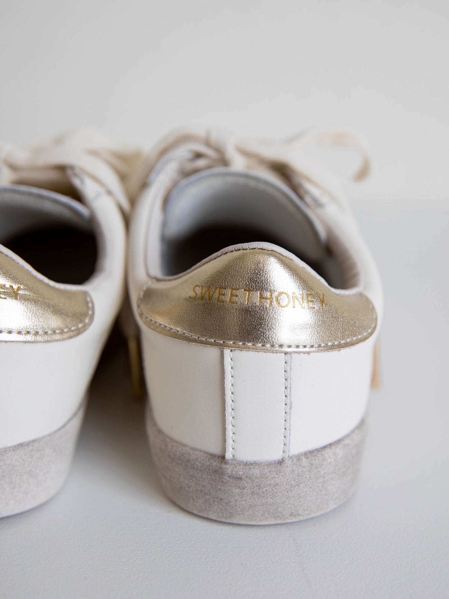 SweetHoney Sneakers - Dipped in Gold