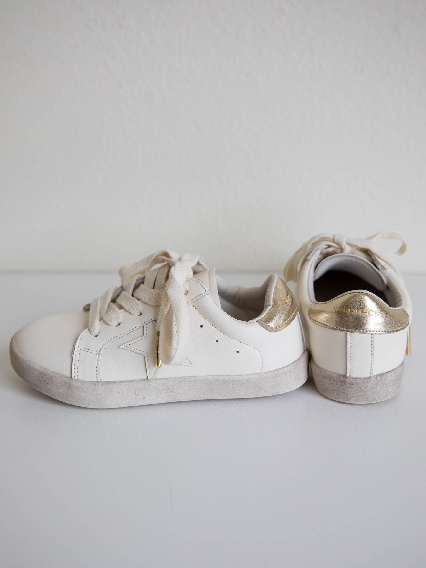 SweetHoney Sneakers - Dipped in Gold
