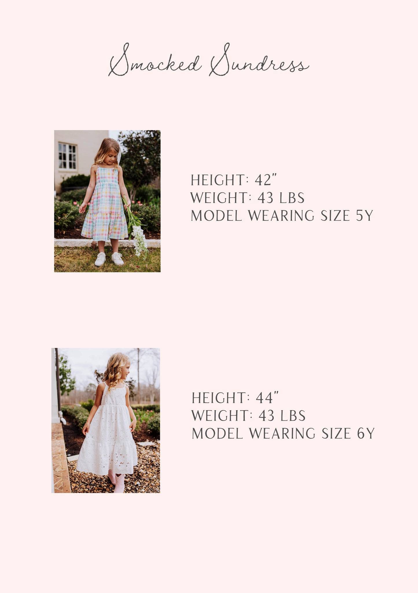 Smocked Sundress - White Eyelet Lace