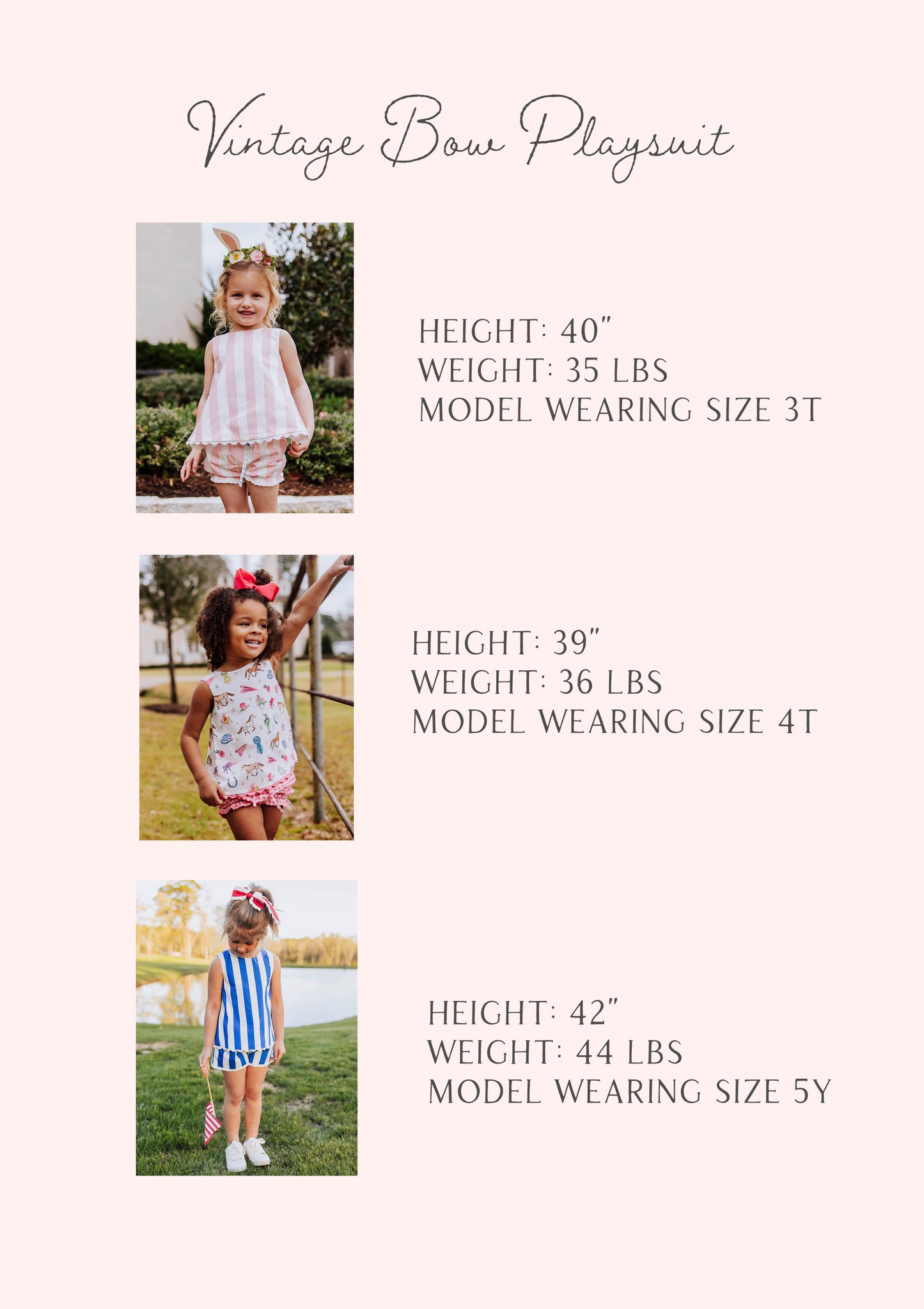 Vintage Bow Playsuit - Stars and Stripes Forever