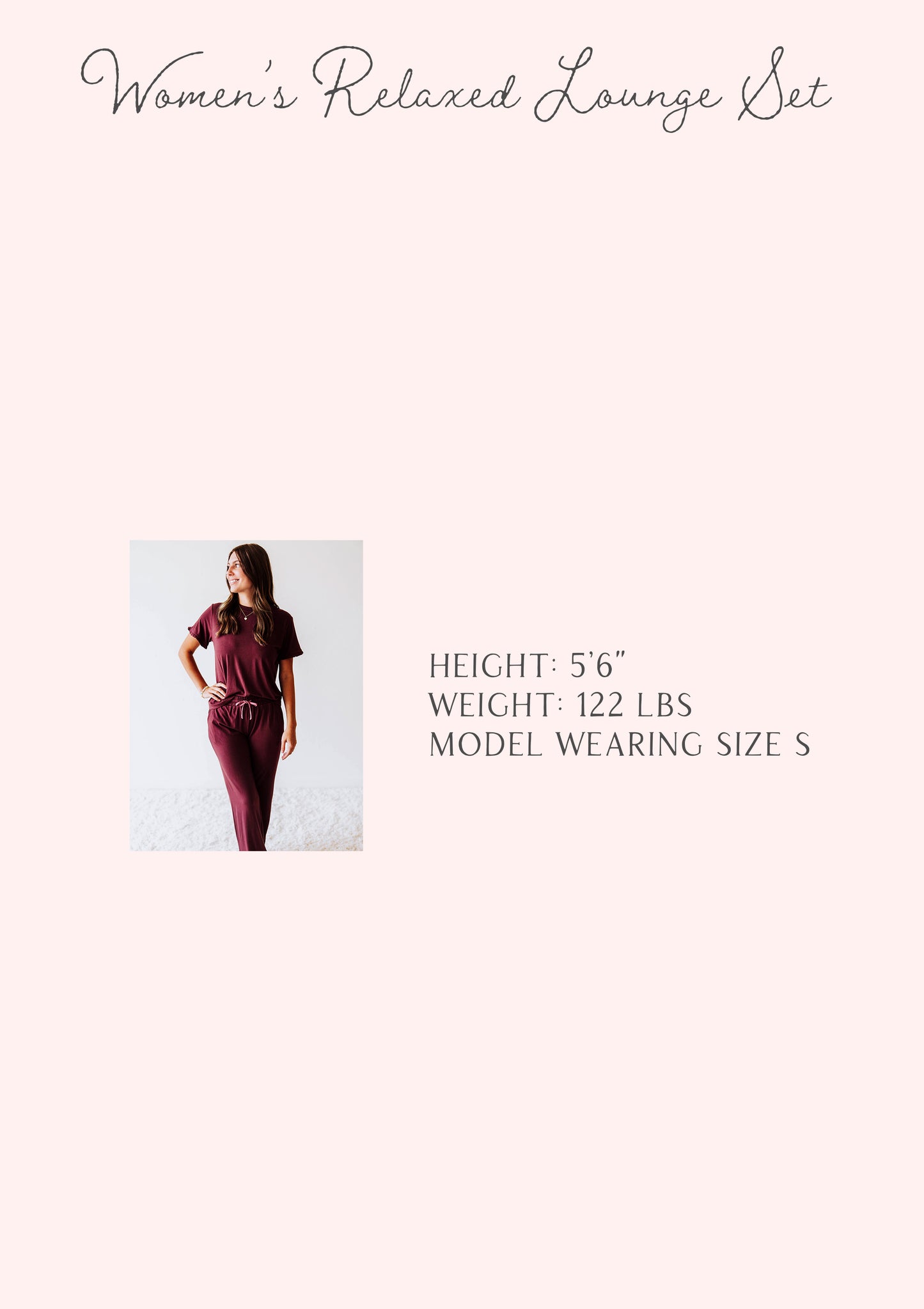 Women's Relaxed Lounge Set - Blackberry