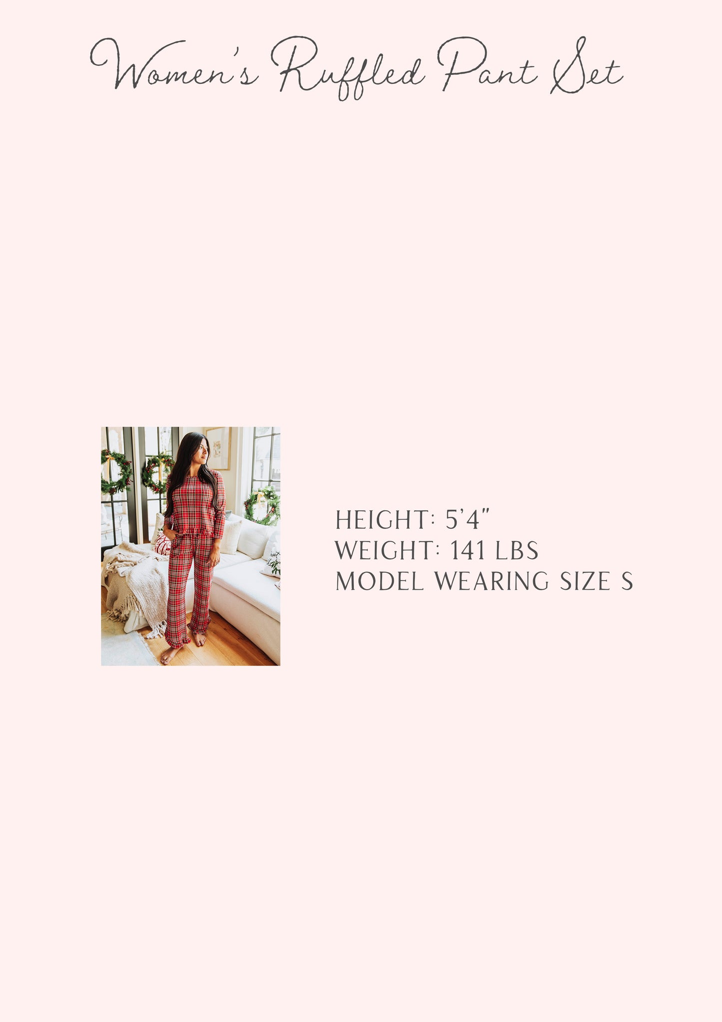Women's Ruffled Pant Set - Mystic Forest