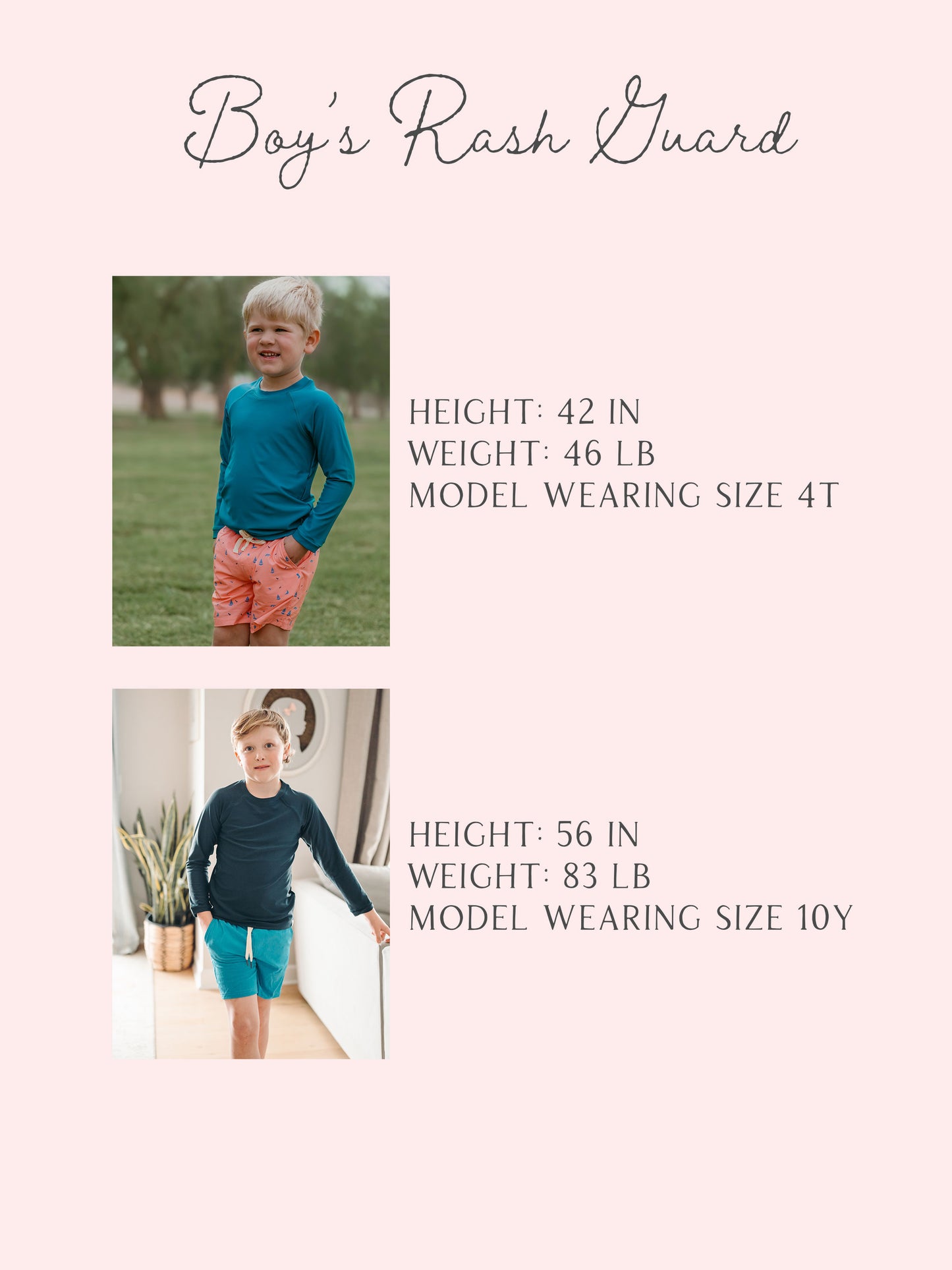 Boy's Rash Guard - Admiral Blue