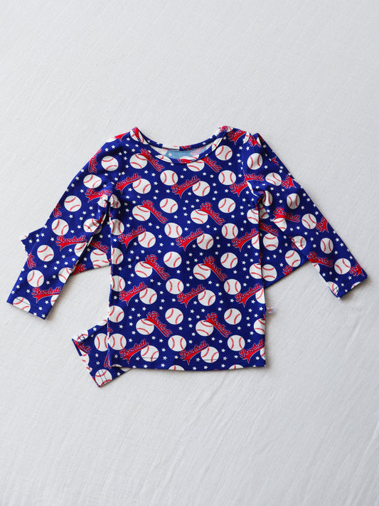 Cloud Fitted Pajamas - Baseball