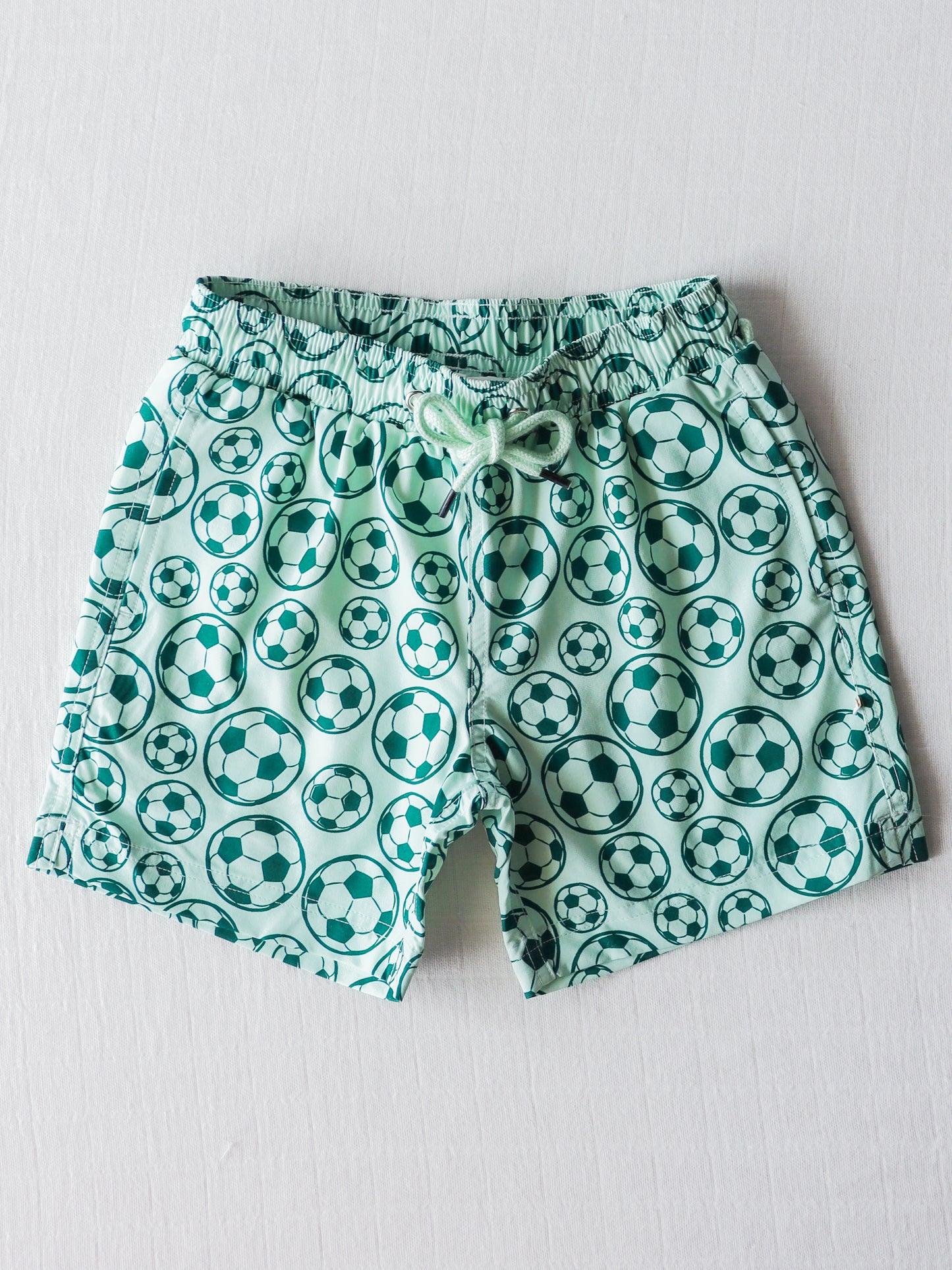 Boy's Swim Trunks - Soccer