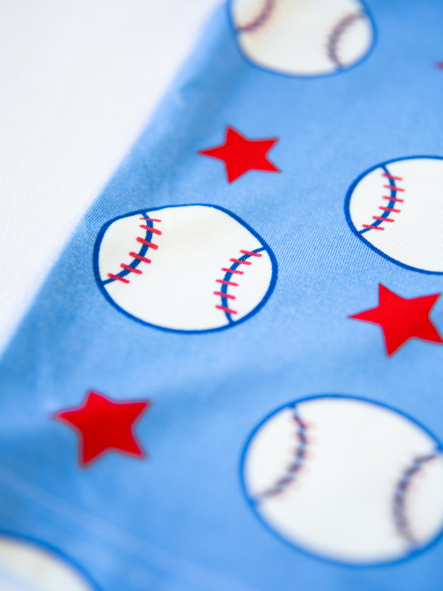 Cloud Fitted Short Set Pajamas - Allstar Baseball