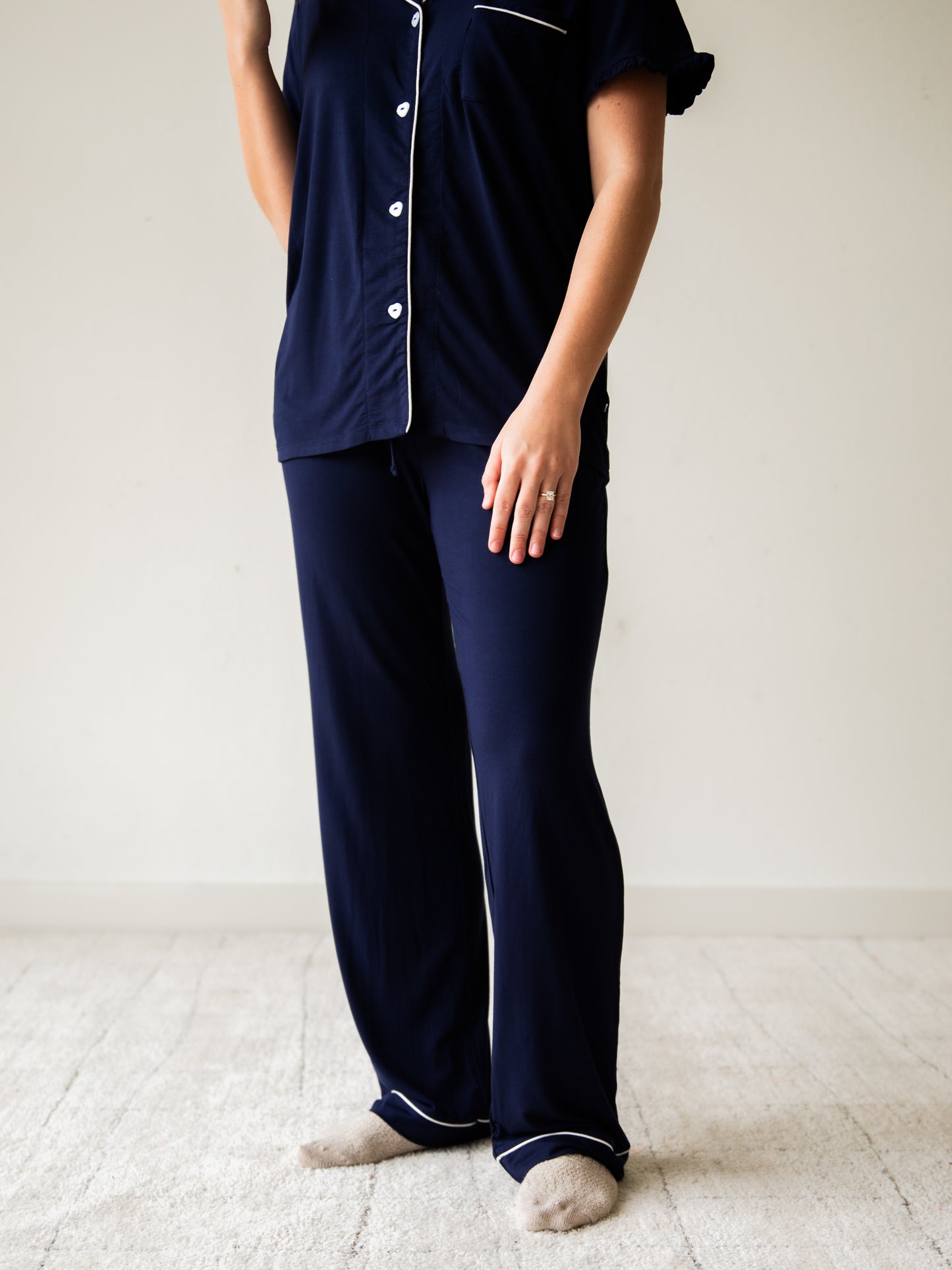 Women's Relaxed Pajama Set - Admiral Blue