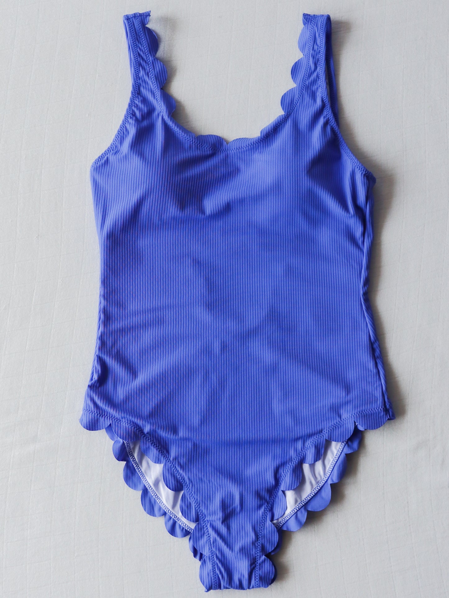 Women's Scalloped One Piece - Malibu