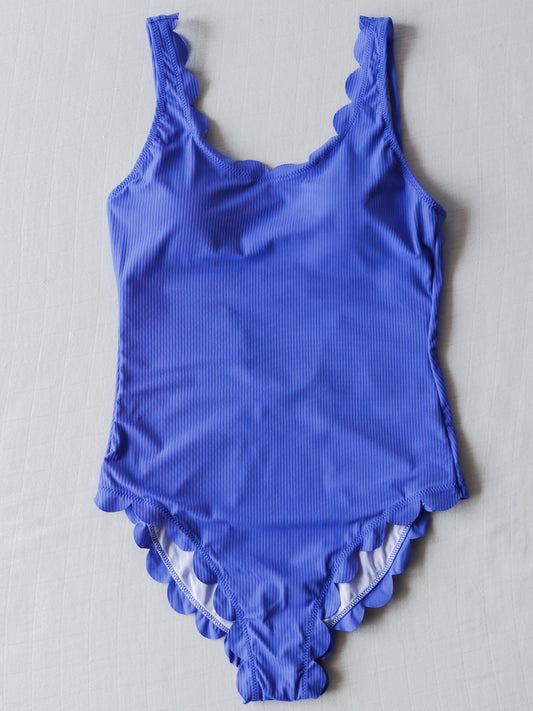 Women's Scalloped One Piece - Malibu