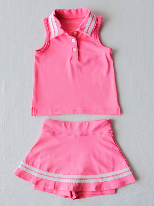 Tennis Set - Deep Pink