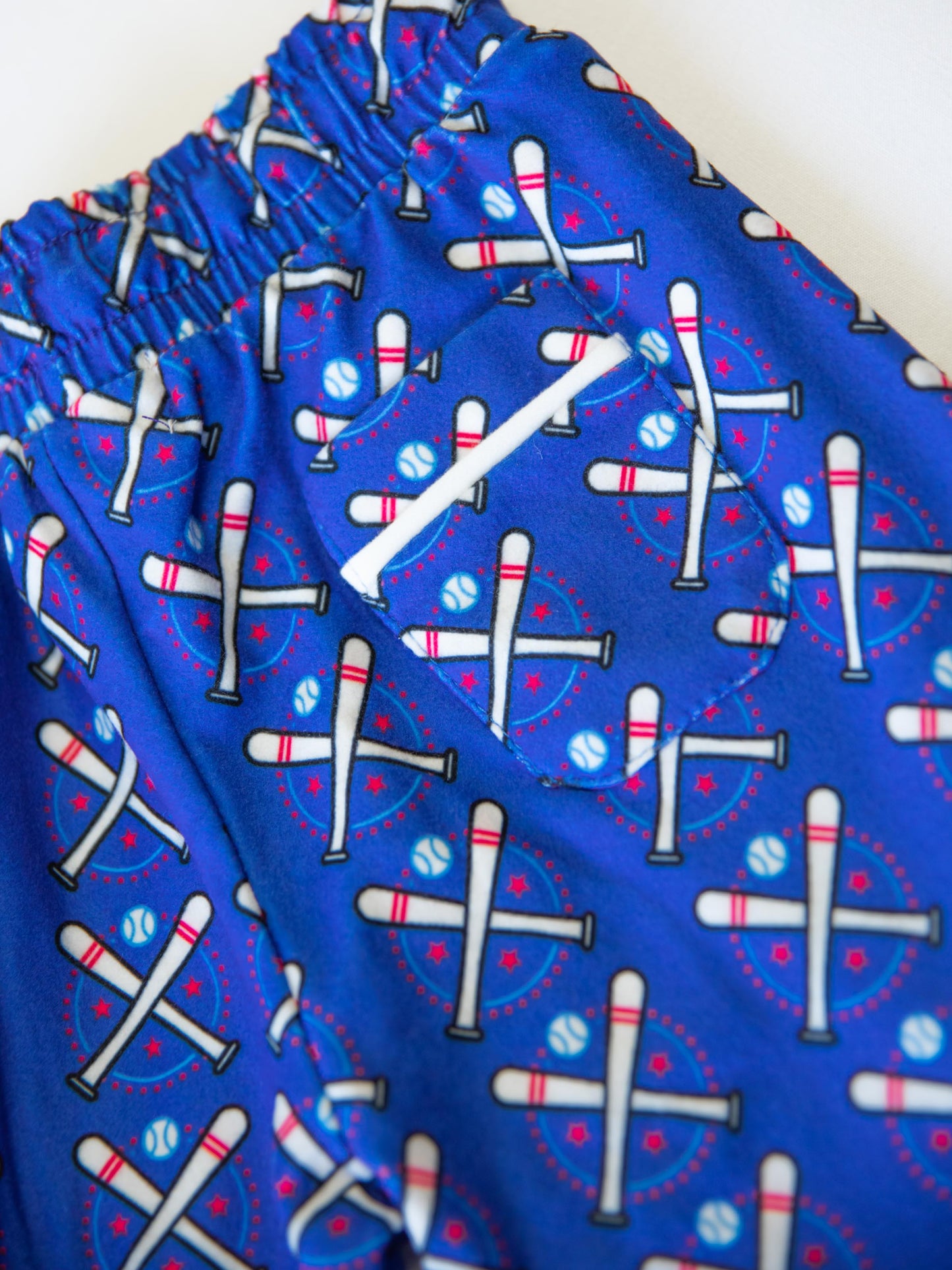 Kid's Everyday Pants - Baseball Bats Navy