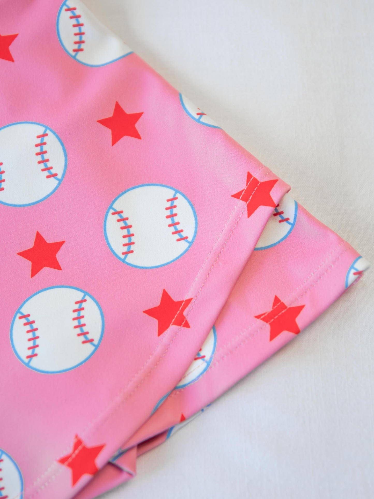 Active Skort Set - Allstar Baseball Pink