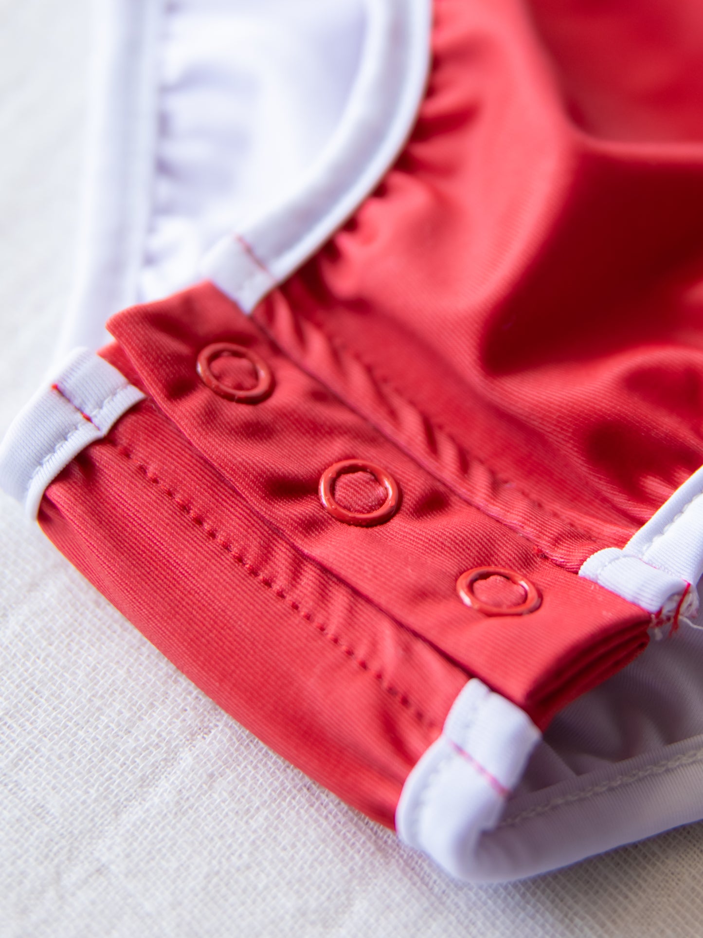 Solid One Piece - Torch Red