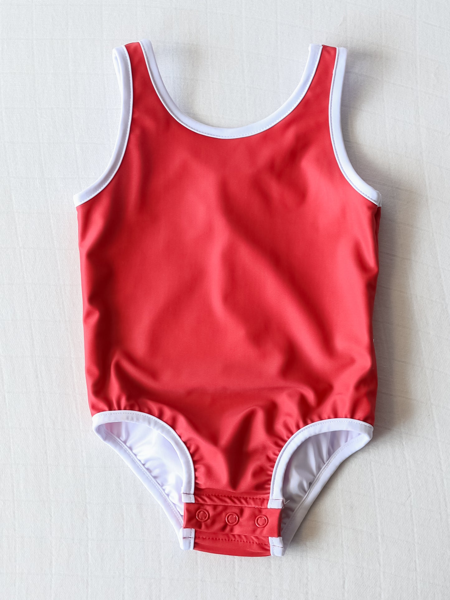 Solid One Piece - Torch Red